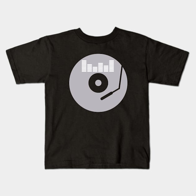 The DJ and turntable Kids T-Shirt by OculusSpiritualis